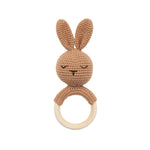 Gift Set - Blanket and Rattle - Brown — View 4 | Baboo