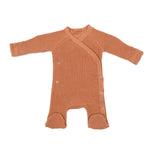 Newborn Clothing Set - Brown — Detail | Baboo